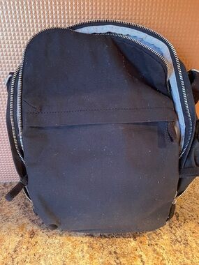 IKEA Black Compact Shoulder Bag with Contrast Lining